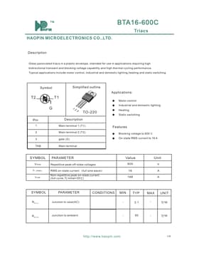 BTA16-600C