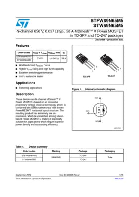 STFW69N65M5