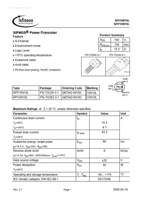 SPP10N10L