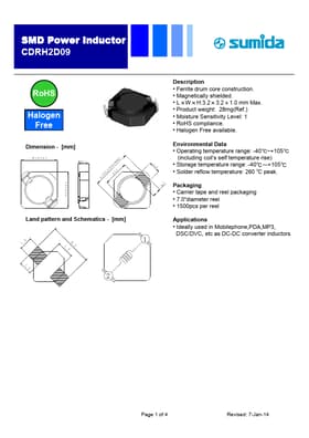 CDRH2D09NP-100MC