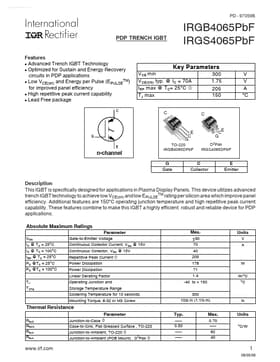 IRGS4065PBF