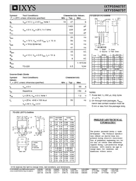 IXTY55N075T