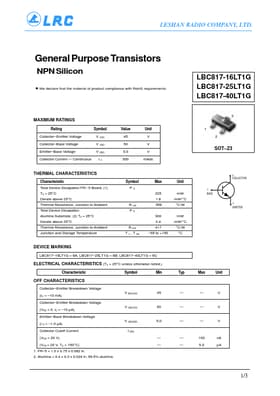 LBC817-40LT3G