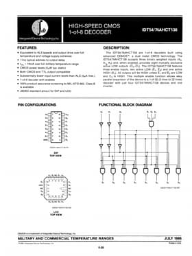 IDT54AHCT138
