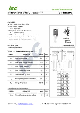 STF18N55M5