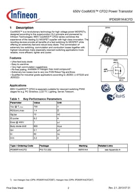 IPD65R1K4CFD