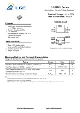 3.0SMCJ150CA