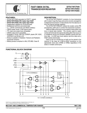 IDT74FCT646C