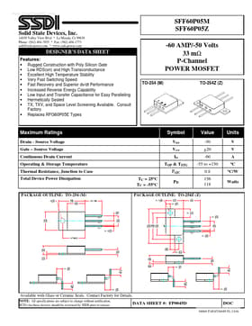 SFF60P05Z