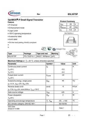 BSL307SP