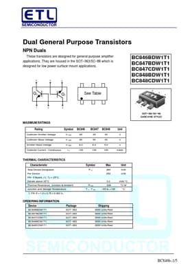 BC847CDW1T1