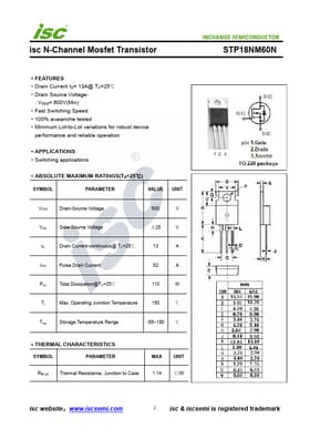 STP18NM60N