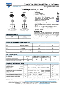 VS-43CTQ080SPbF