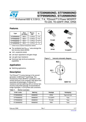 STP8NM60ND