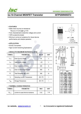 IXTP200N055T2