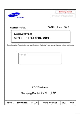 LTA460HM03