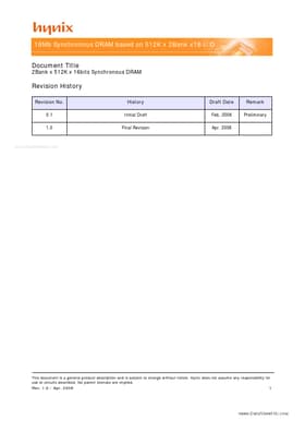 HY57V161610FTP-5I