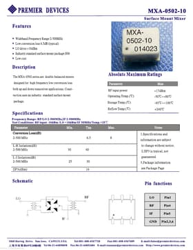 MXA-0502-10