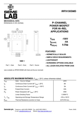 IRF9130SMD