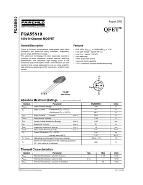 FQA55N10