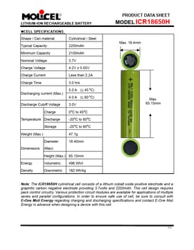 ICR18650H