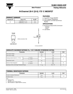 SUM110N02-03P