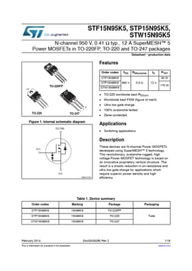 STP15N95K5