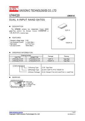 U74HC20