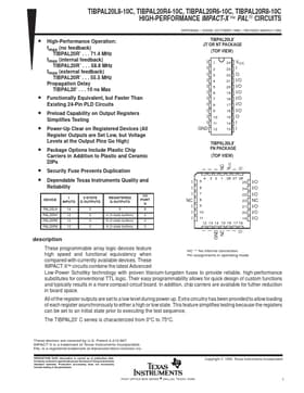 TIBPAL20R4-10C