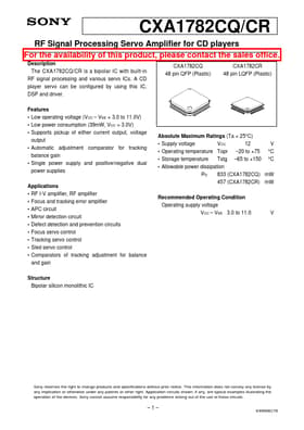 CXA1782CQ