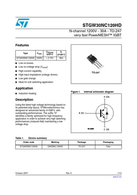 STGW30NC120HD