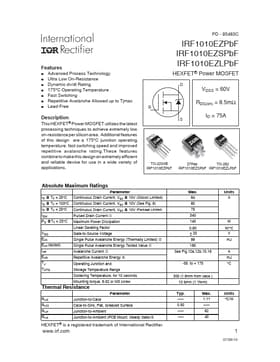 IRF1010EZLPbF