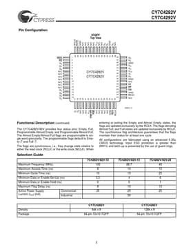 CY7C4292V