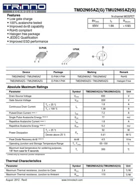 TMD2N65AZG