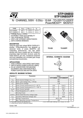 STP10NB50