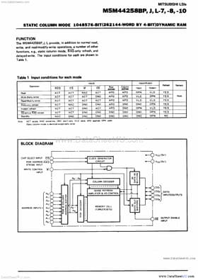 M5M44258BP-8