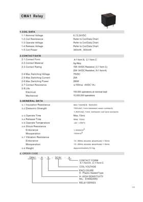 CMA1H-DC12V