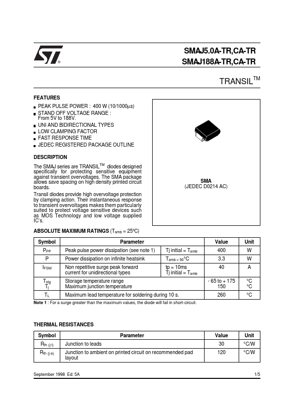 SMAJ8.5A-TR