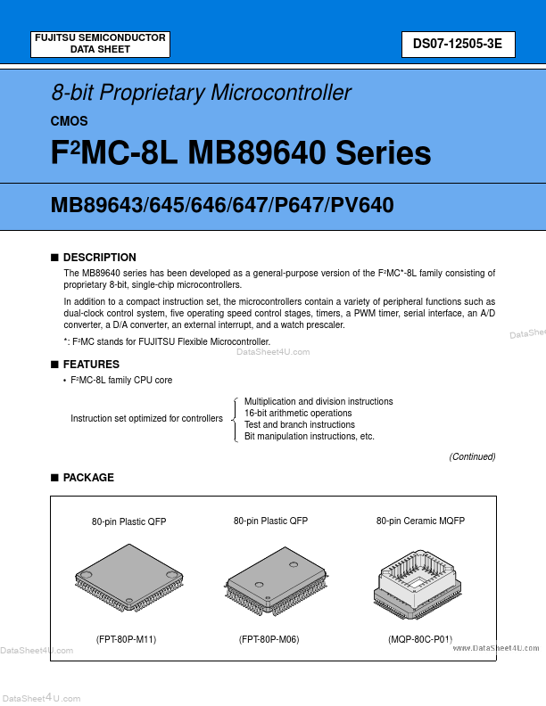 MB89643 Fujitsu Media Devices
