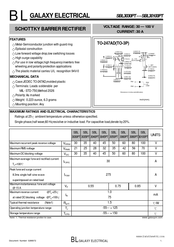 SBL3030PT