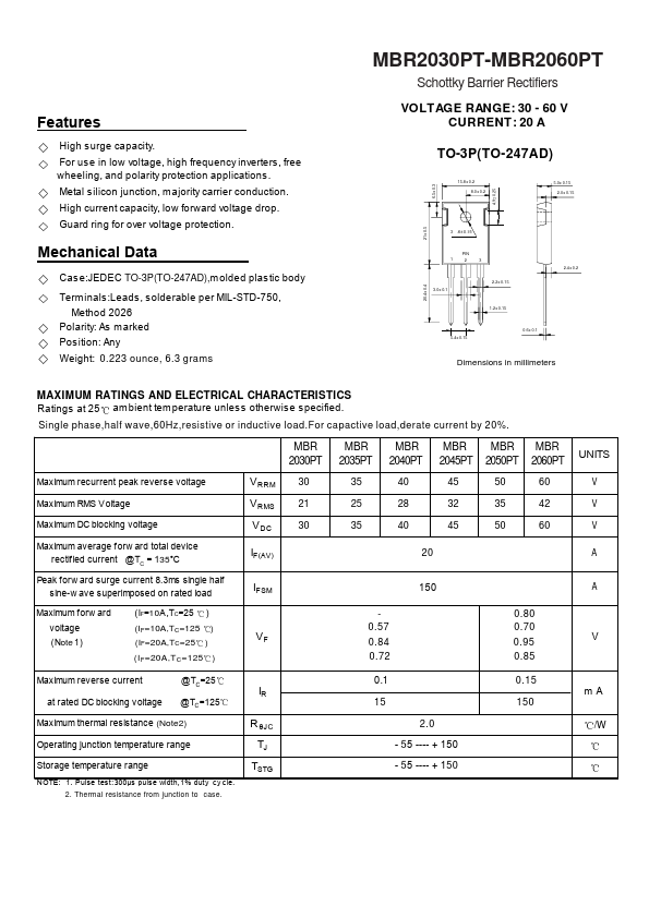 MBR2050PT