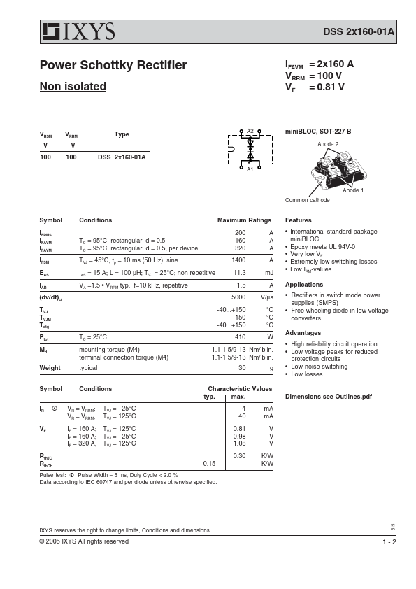 DSS2x160-01A