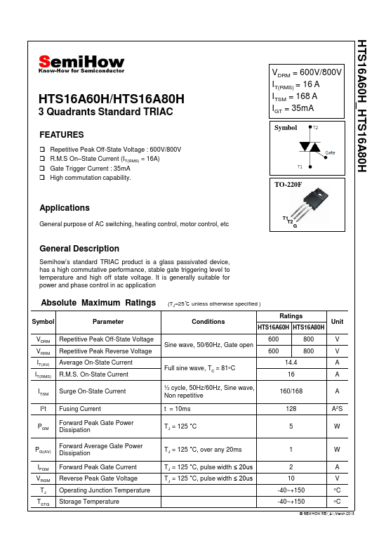 HTS16A60H