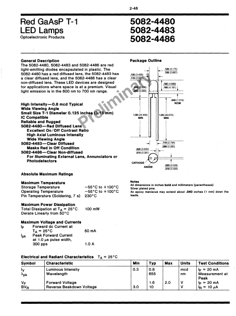 5082-4480 Fairchild Semiconductor