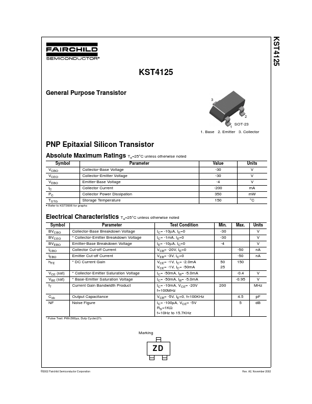 <?=KST4125?> डेटा पत्रक पीडीएफ