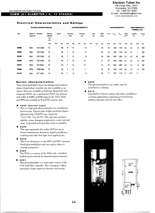 9956B Electron Tubes