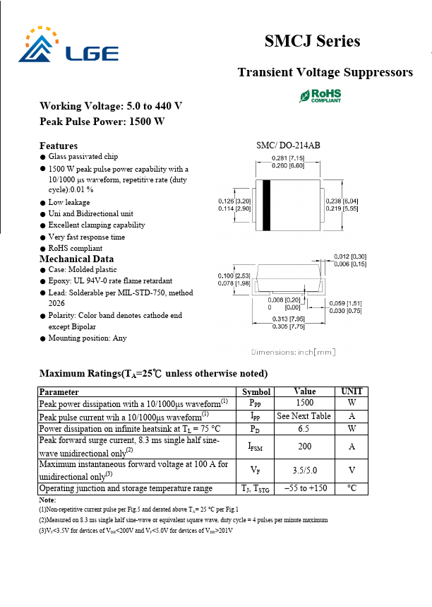 SMCJ5.0C