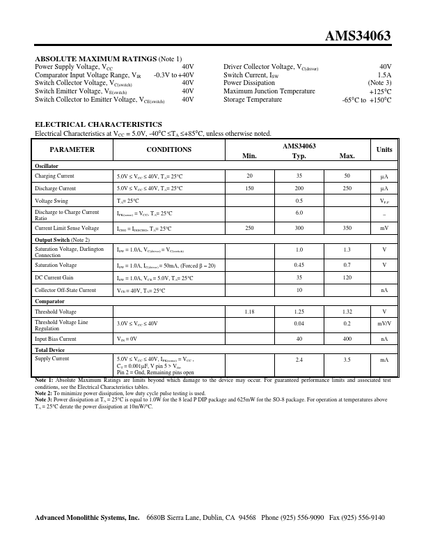 AMS34063