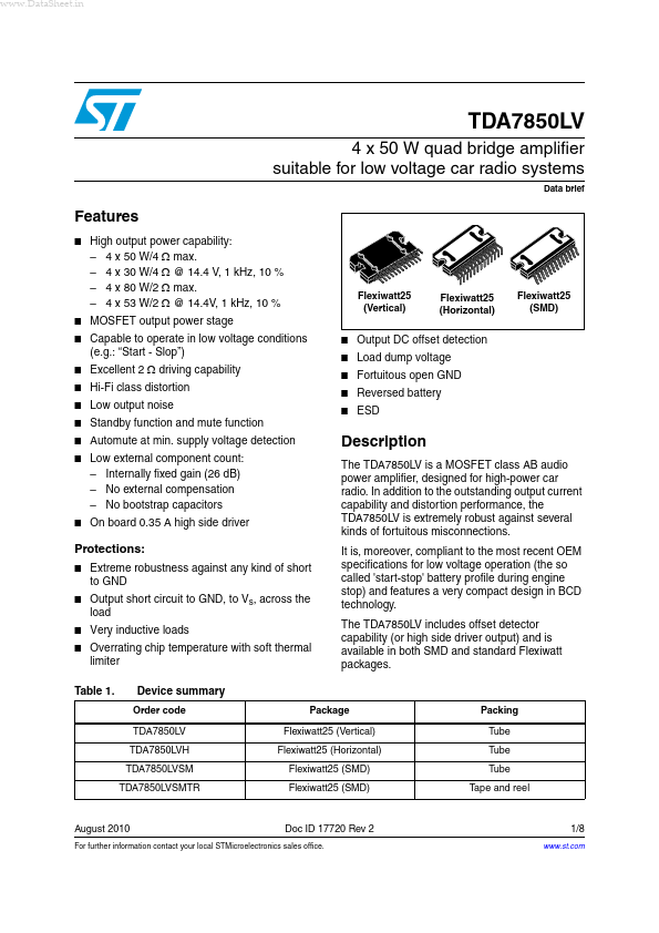 TDA7850LV