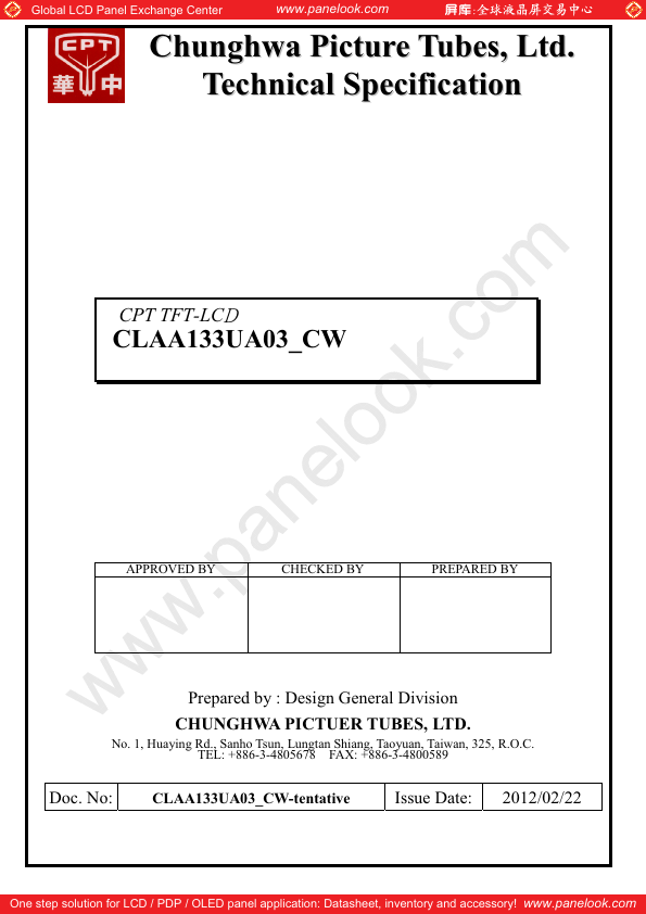 CLAA133UA03-CW